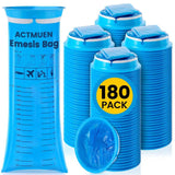 Actmuen bolsas vomito 180unidades para casa o coche, higiene y comodidad.
