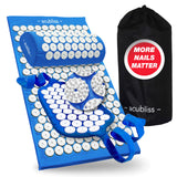 Alfombra de acupresión Acubliss con 8820 puntas para mayor cobertura de puntos de presión.