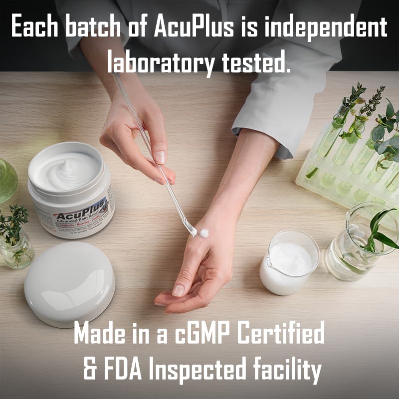 AcuPlus fabricado en EE.UU. garantiza calidad y seguridad.