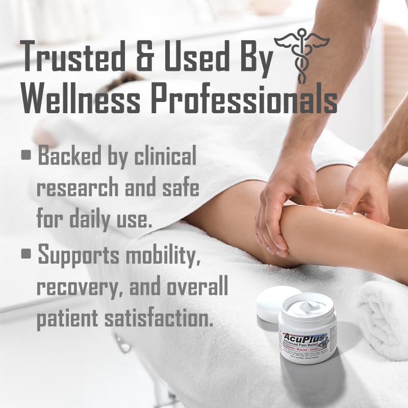 AcuPlus ingredientes naturales ofrecen alivio suave del dolor.