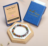 AD Beads cierre elástico, detalle que destaca comodidad y ajuste.