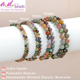 AD Beads amatista, detalle de cuentas pulidas para tranquilidad.