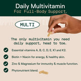 Adapt Naturals, cápsulas multivitamínicas para energía sostenida