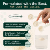 Adapt Naturals Colostro Bovino - polvo medido: mezcla fácil para vitalidad diaria