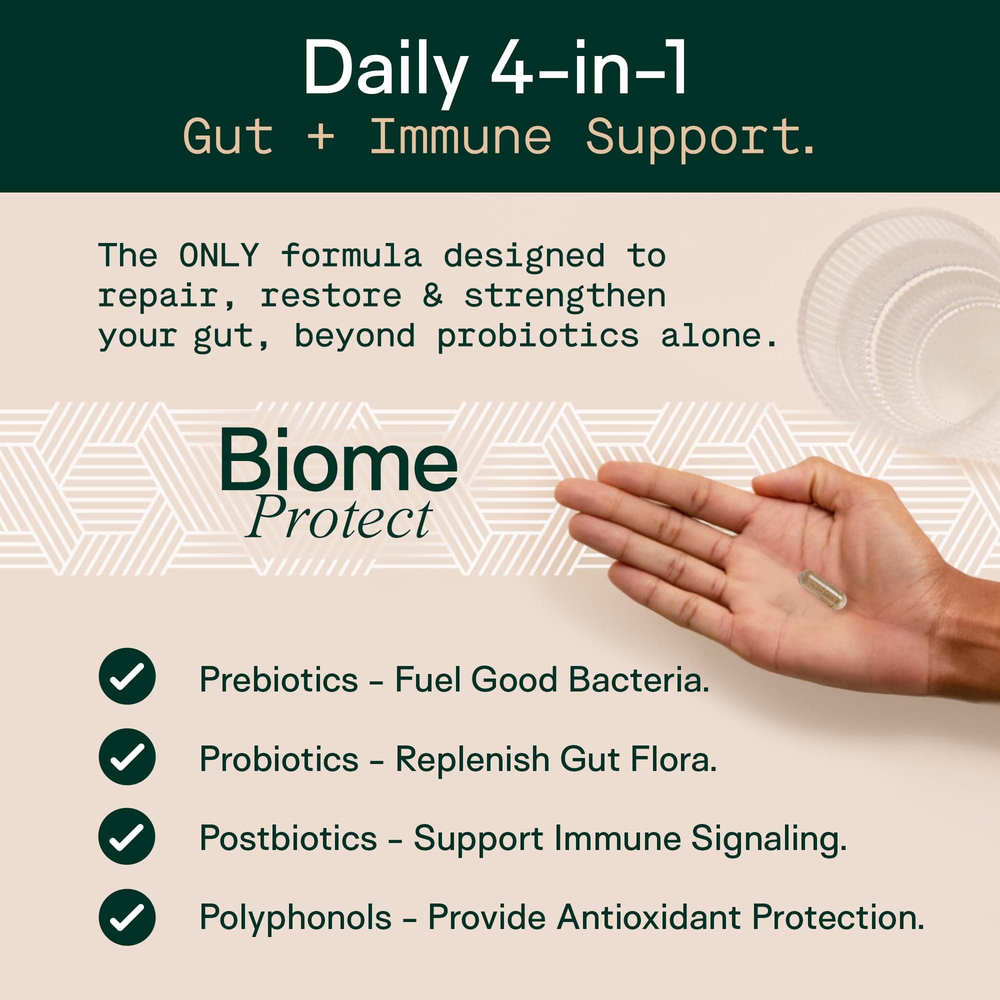 Adapt Naturals probióticos en cápsulas para la salud intestinal.