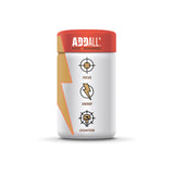 Etiqueta de Addall Focus con detalles de uso y beneficios.