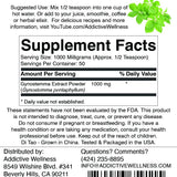 Polvo puro de Gynostemma de Addictive Wellness, se disuelve fácilmente en té o batidos.