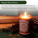 Vela ADK, decoración de interiores con luz suave y aroma sutil.