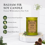 Vela ADK aroma madera cedro ideal para ambiente relajante.