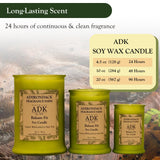 Vela ADK en sala de estar, crea ambiente cálido y acogedor.