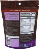 Disco de chocolate oscuro Adora Calcium con vitamina D3 para mejor absorción.