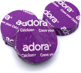 Envase de Adora Calcio, pack de 6, chocolate orgánico sin ogm.
