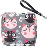 Adorable Pink Peri bolsa-almacenamiento con cremallera para artículos íntimos, seguro y ordenado
