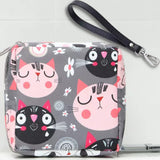 Adorable Pink Peri correa-lanyard con clip para enganchar en bolso, práctico