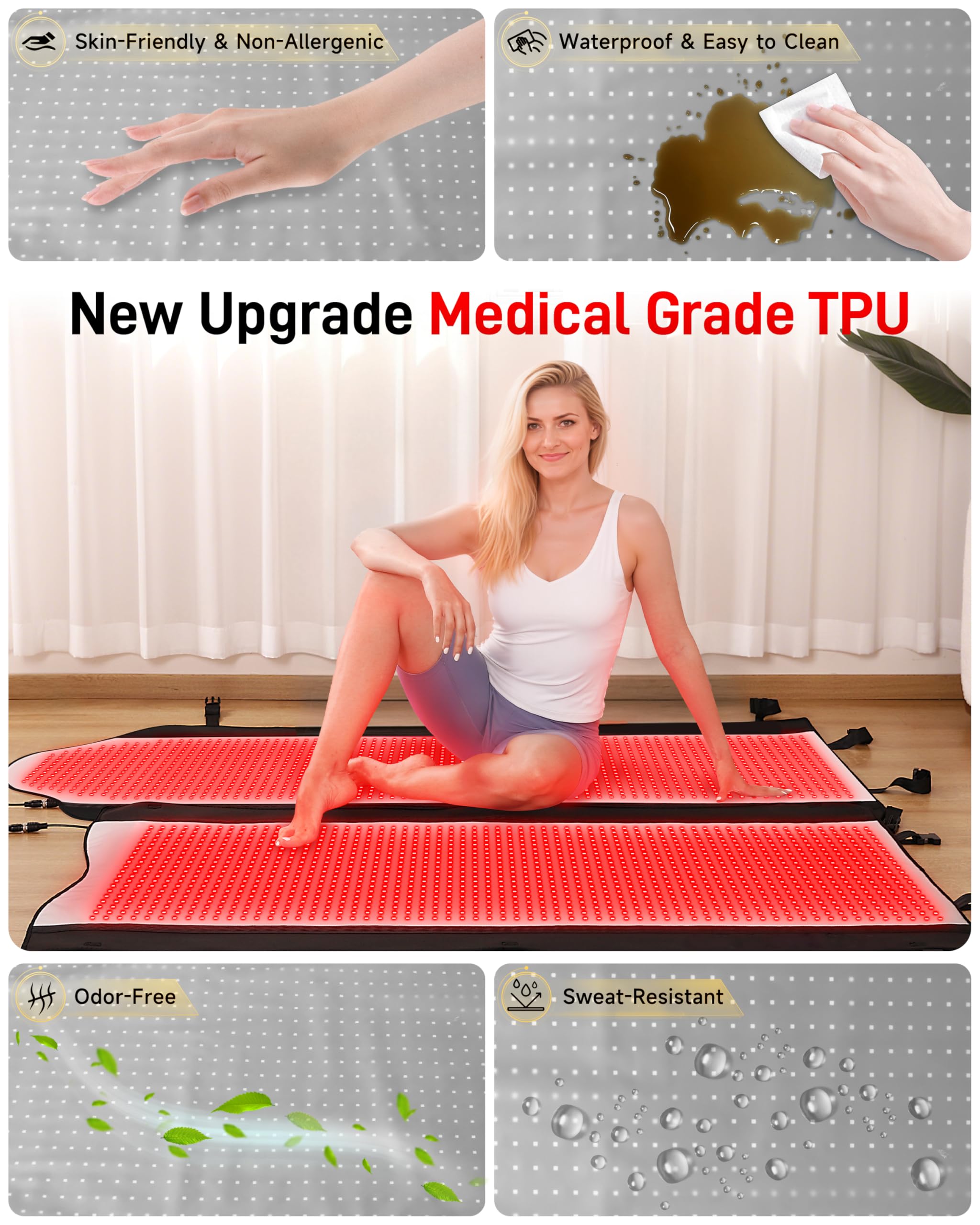 Adracy diseño seguro con TPU y neopreno para mayor comodidad.