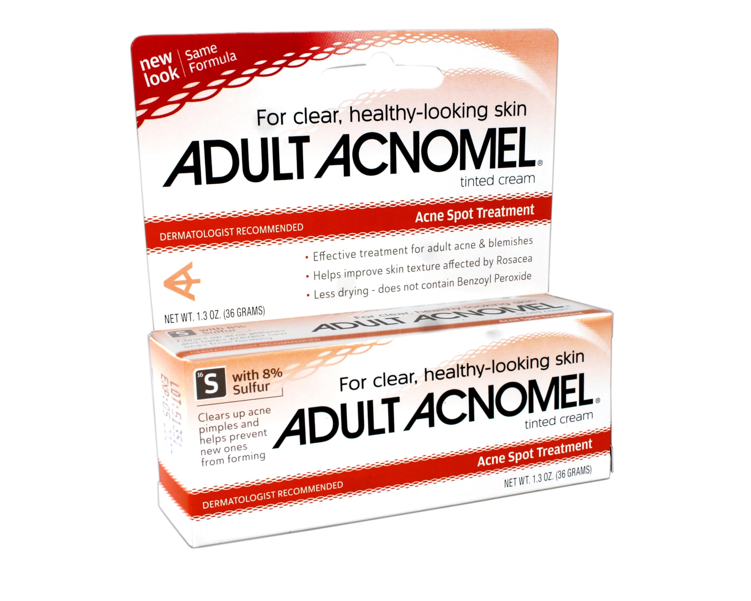 Fórmula de Adult Acnomel diseñada para menos resequedad
