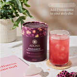 Aduna Radiancia hibisco-baobab, antioxidantes y sabor afrutado