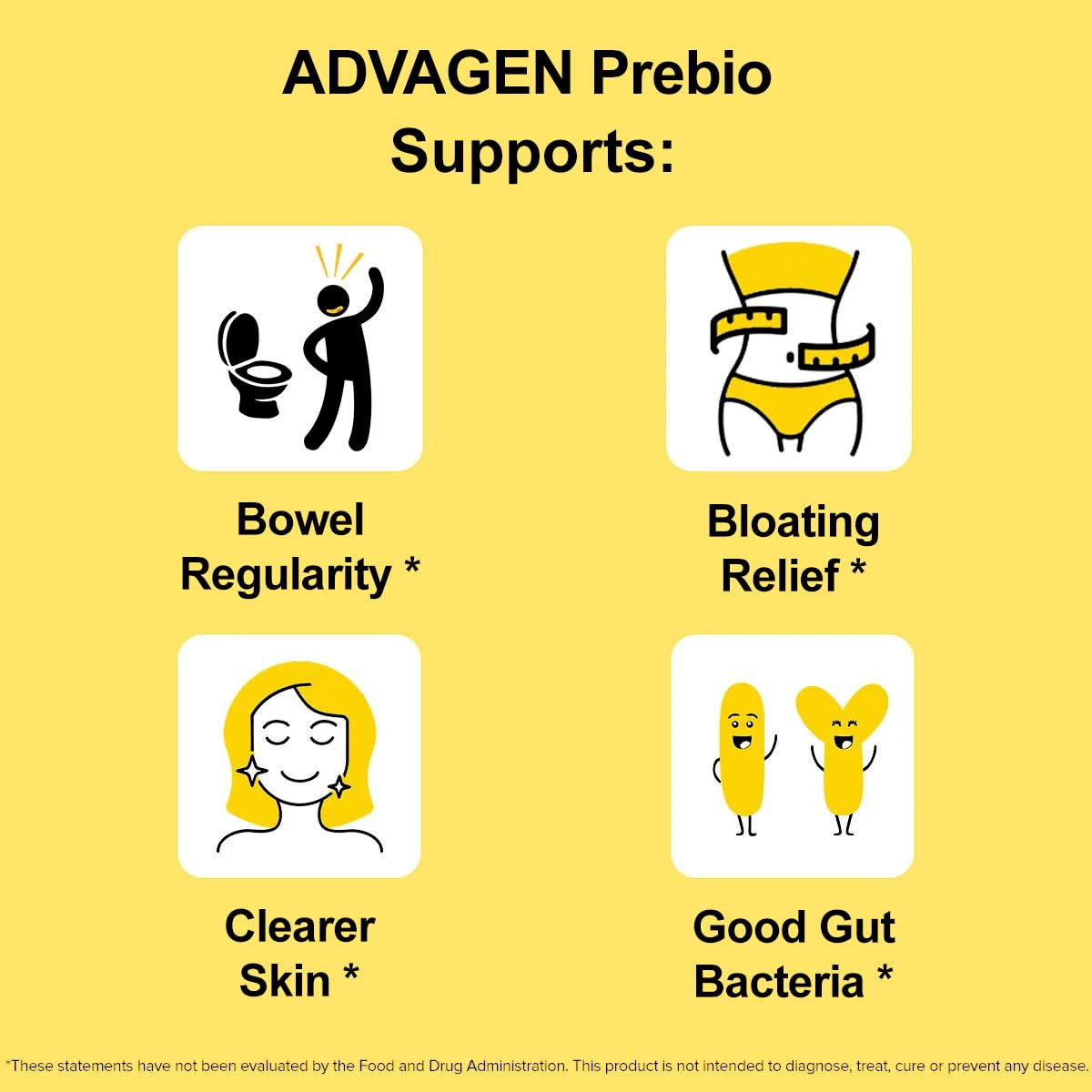 Advagen Prebio fibra soluble, sobre para llevar: opción práctica para la rutina.