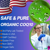 Advanced Bionetix CoQ10, extracto de pimienta negra para mejor absorción.