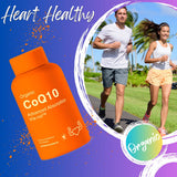 Advanced Bionetix CoQ10, etiqueta con sello de calidad y pureza.
