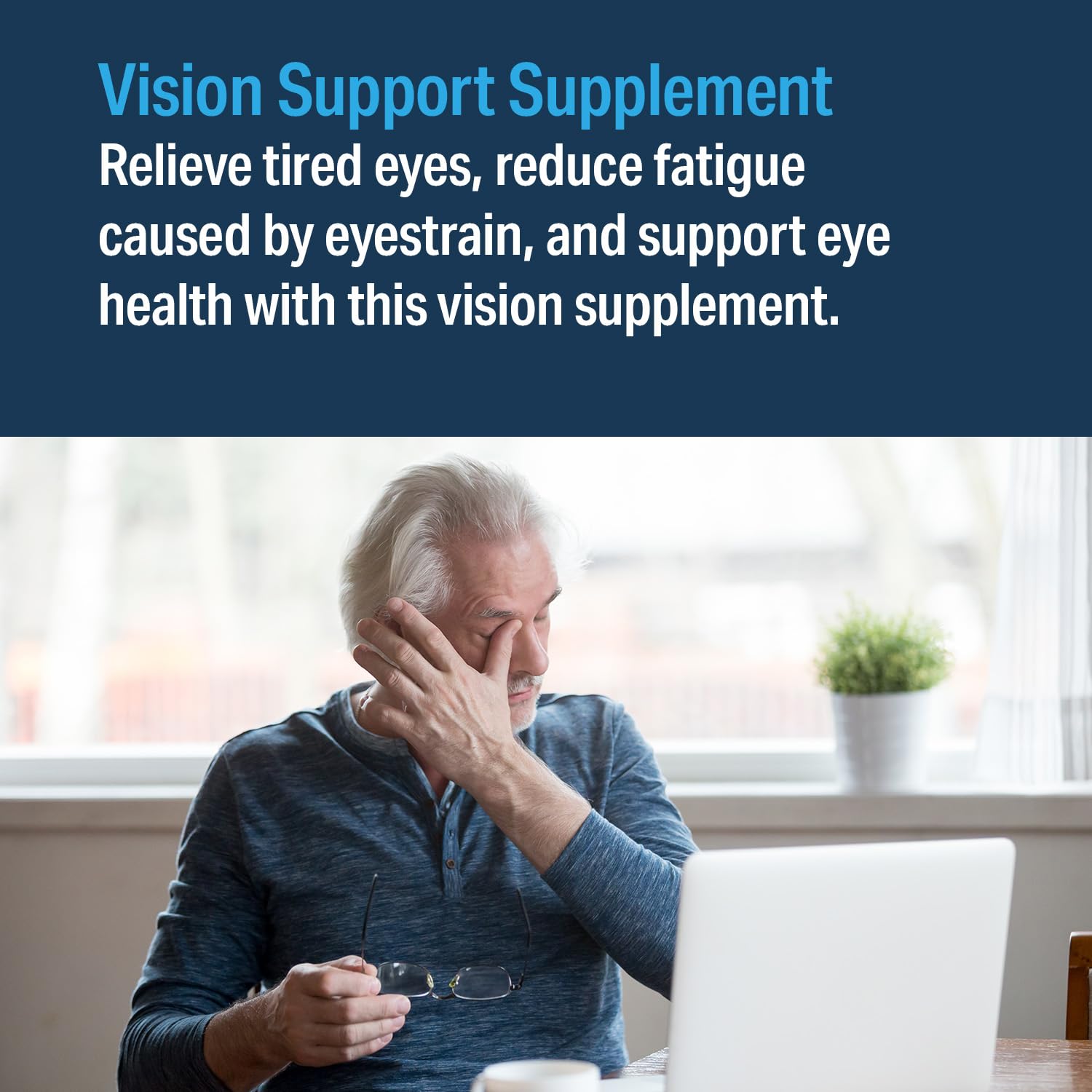 Advanced Bionutritionals Vision Formula: caja de empaque mostrando la fórmula para la visión.