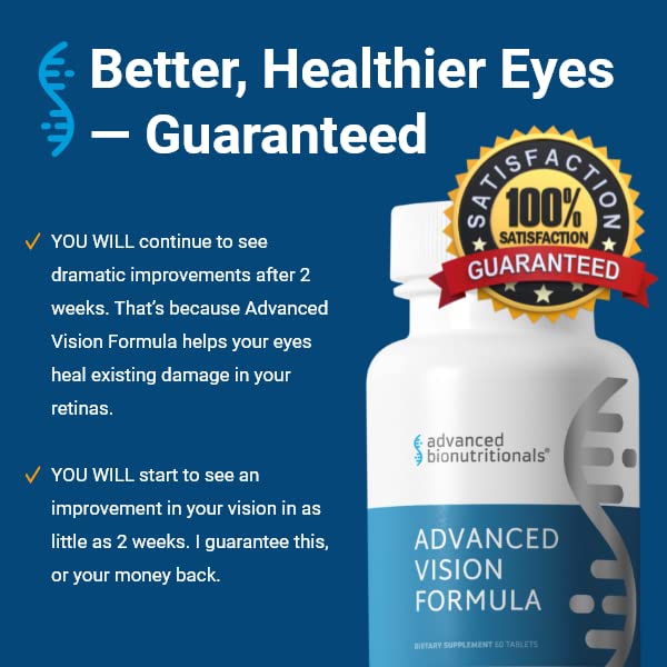Advanced Bionutritionals Vision Formula: fórmula vegana sin gluten ni lácteos.