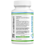 Advanced Nutrition Labs estuche con 60 cápsulas, conveniente para eventos y días ocupados.