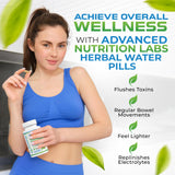 Advanced Nutrition Labs cápsulas diuréticas, enfoque natural para la hinchazón en piernas y pies.