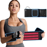 ADVARAYS cinturon-terapia-luz-roja: foco en cintura para alivio potencial del dolor muscular.