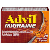 Advil 200 mg cápsulas de gel líquido para molestias leves, listo para uso