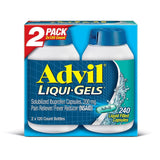 Advil Liqui-Gels, botella de 120 cápsulas, alivio rápido del dolor