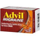 Advil Migraine: cápsulas líquidas de ibuprofeno 200 mg para migraña