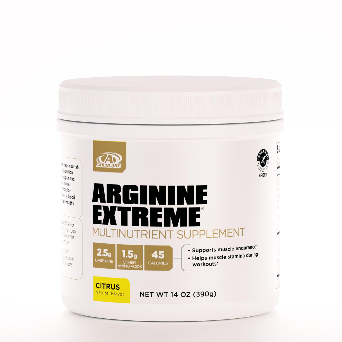 AdvoCare Arginine Extreme: polvo pre-entrenamiento para aumentar resistencia