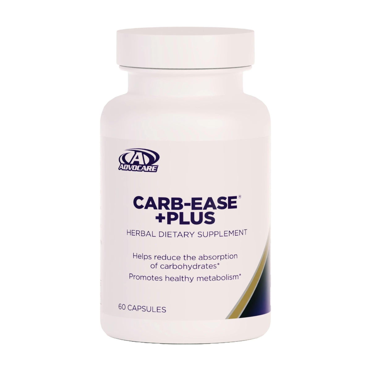 AdvoCare Carb-Ease Plus cápsulas listas para tomar antes de la comida.