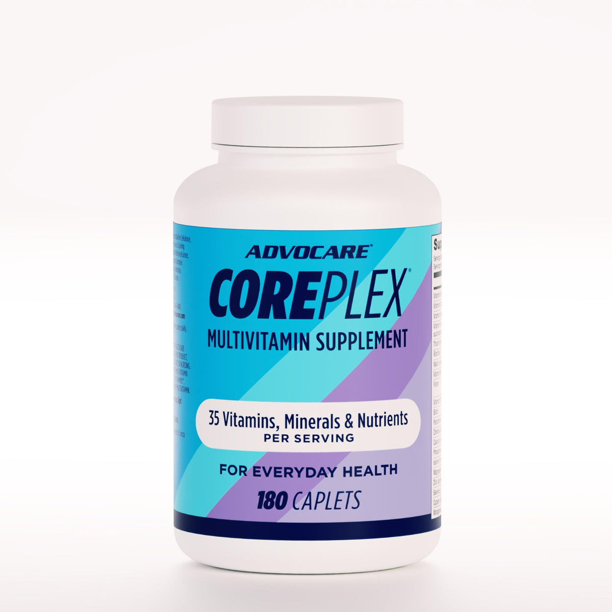 AdvoCare CorePlex, bote de comprimidos, apoyo nutricional diario para tu rutina.