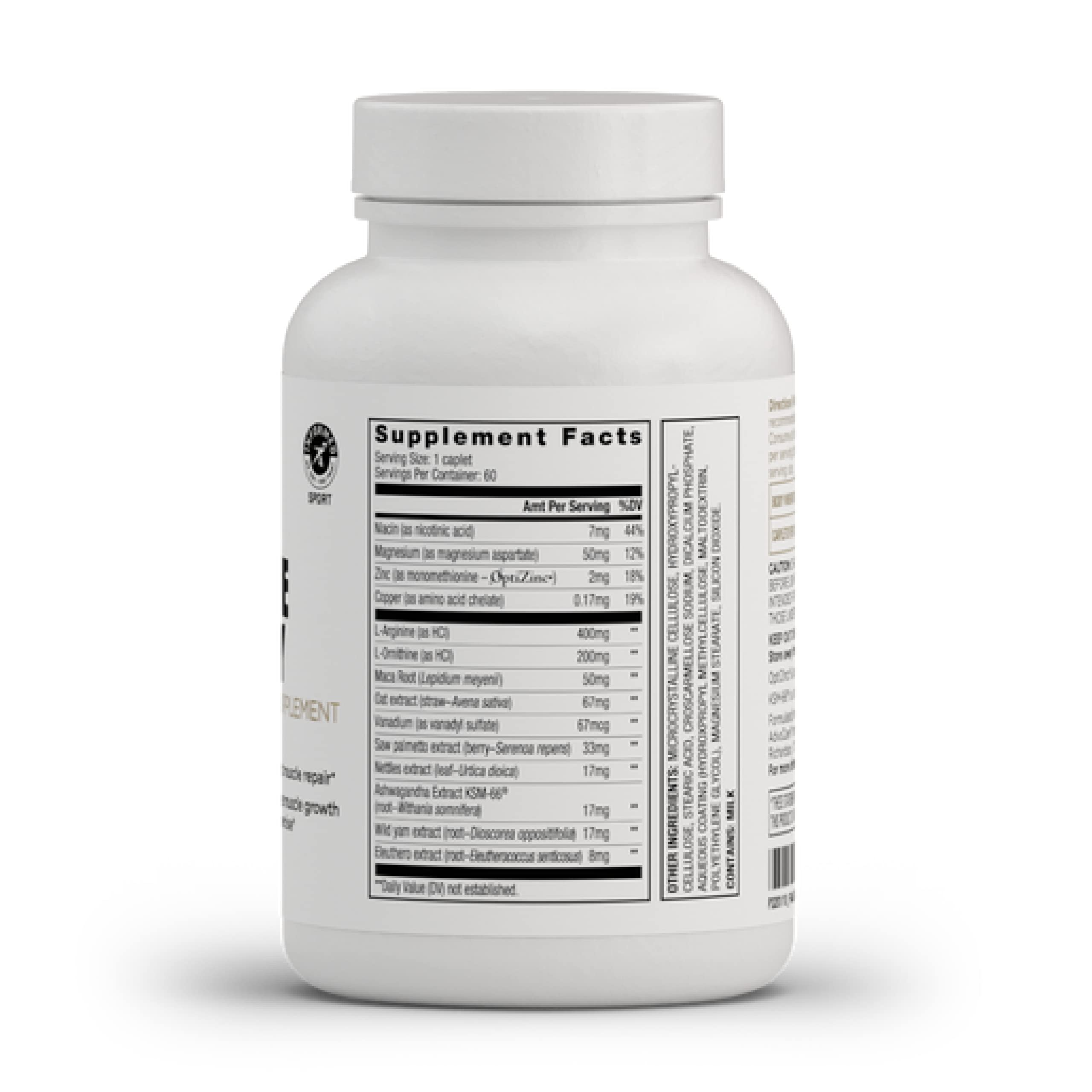 AdvoCare Nighttime Recovery: etiqueta detallada destacando ingredientes clave para soporte nocturno