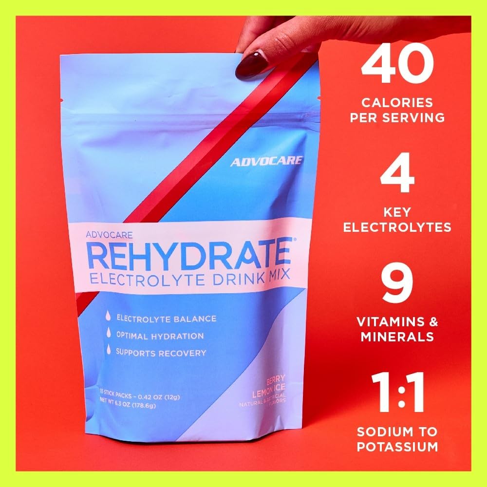 Recuperación muscular posible con aminoácidos y antioxidantes de AdvoCare Rehydrate.