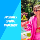 AdvoCare Rehydrate vaso-agua sabor frambuesa para hidratación durante sesiones