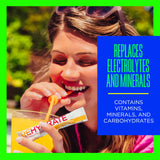 AdvoCare Rehydrate, etiqueta de ingredientes clave con vitaminas para energía sostenida