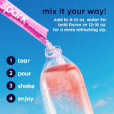 AdvoCare Spark bebida lista para beber en vaso.