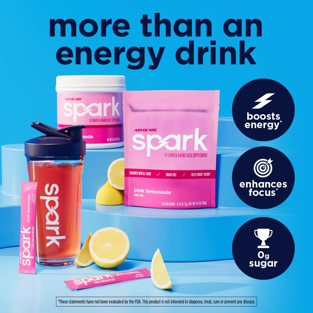 AdvoCare Spark dispensador para dosis rápida de energía.