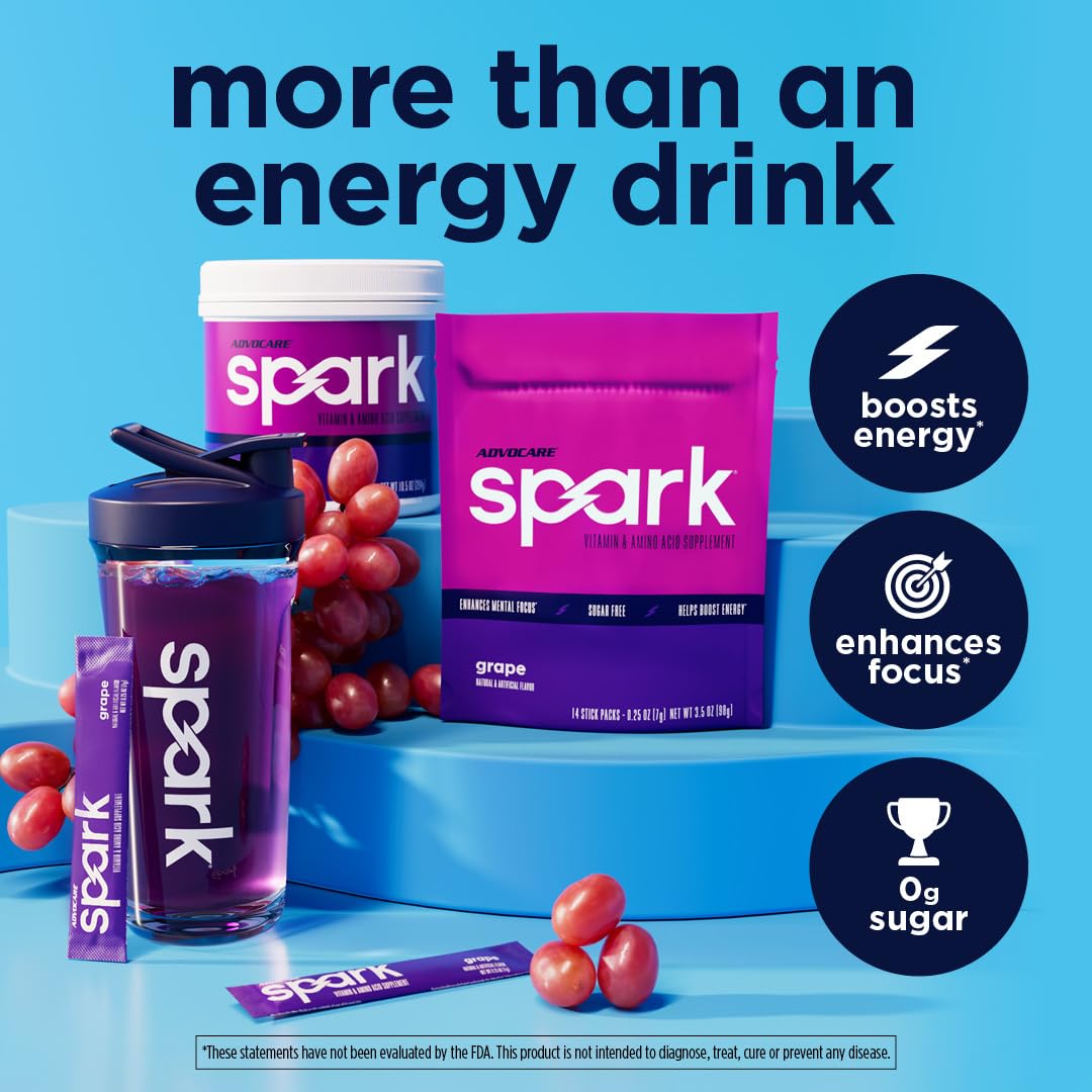 AdvoCare Spark enfoque láser; mejora la concentración en tareas largas.