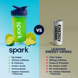 Persona lista para tareas con energía suave de AdvoCare Spark Limeade.