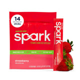AdvoCare Spark, paquete individual energizante sabor fresa, ideal para energía sostenida durante la mañana