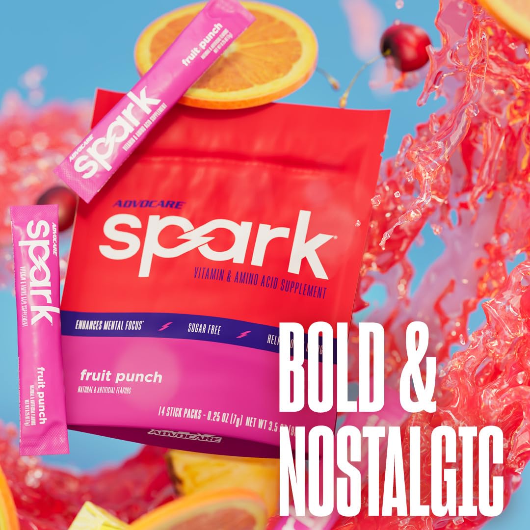 AdvoCare Spark porciones portátiles para energía en movimiento