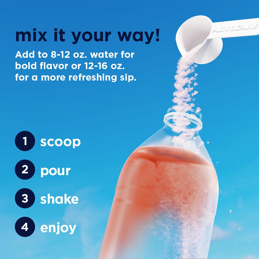 AdvoCare Spark: sabor cereza, experiencia refrescante.