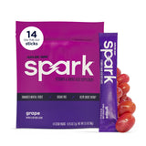 AdvoCare Spark sabor uva en sobre; energía diaria agradable.