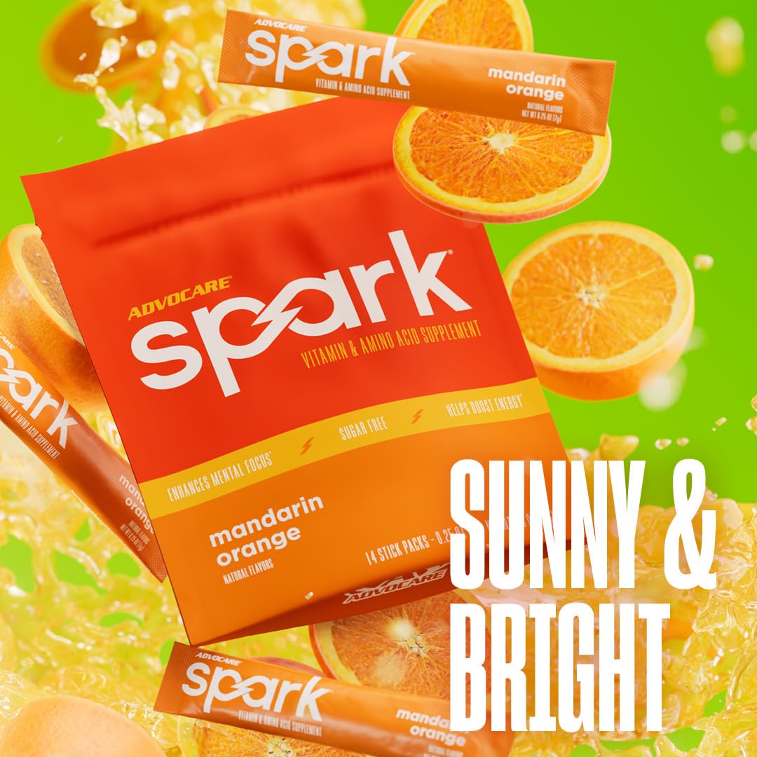AdvoCare Spark sabor mandarina sin azúcar para disfrutar