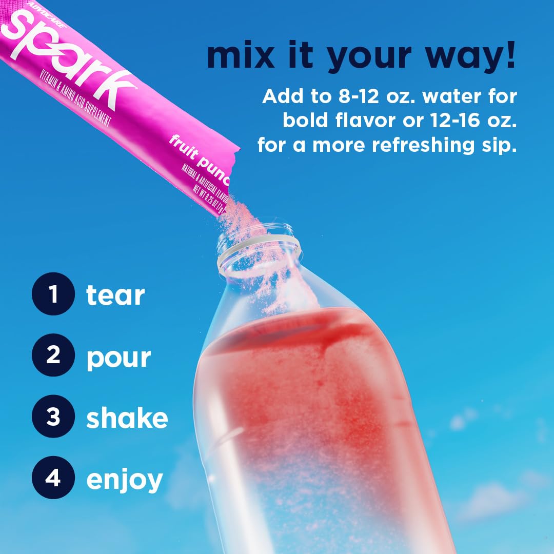AdvoCare Spark sin azúcar, sabor refrescante para rendir durante el dia
