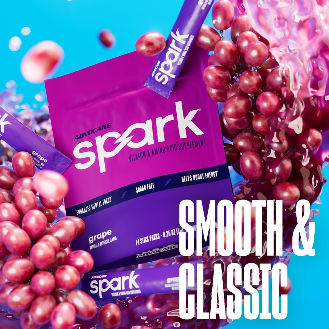 AdvoCare Spark sin azúcar; bebida energética sabrosa y libre de calorías.